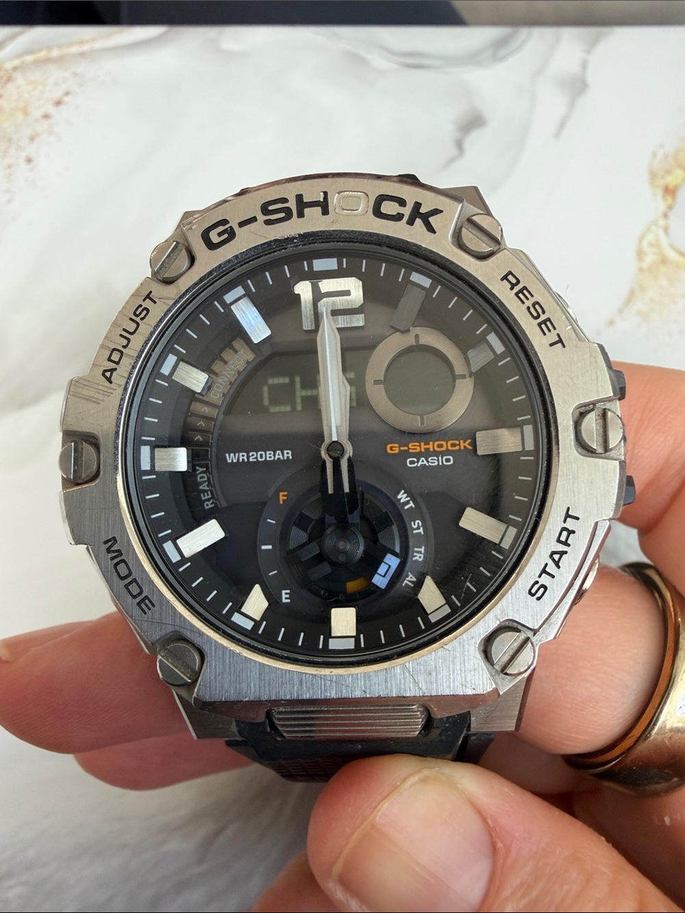 Casio G-Shock GST-B300 Tough Solar Bluetooth G-Steel Carbon Core Watch